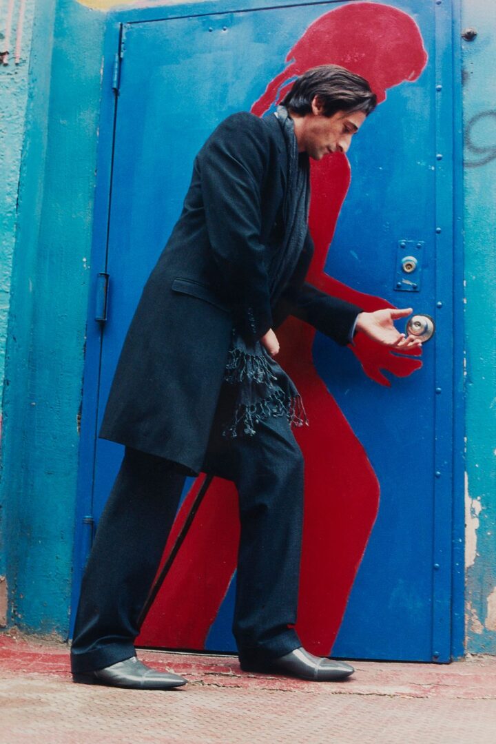 Lot 1085: Sylvia Plachy Photograph, The Blue Door, Adrien Brody