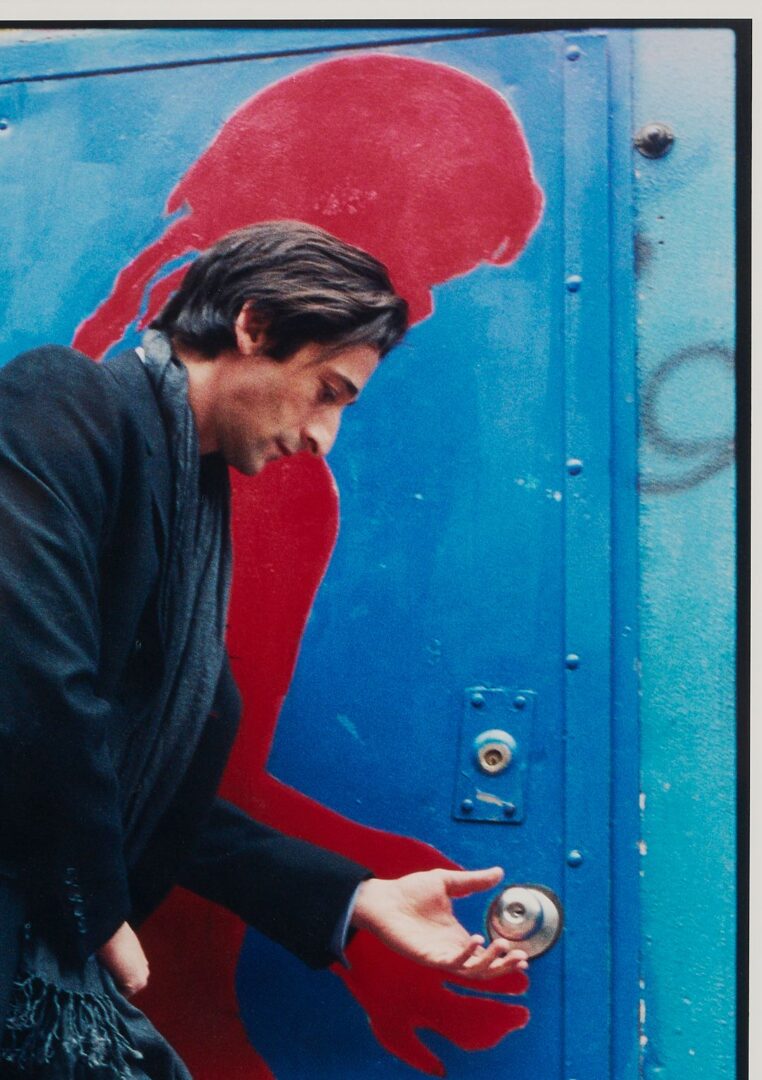 Lot 1085: Sylvia Plachy Photograph, The Blue Door, Adrien Brody