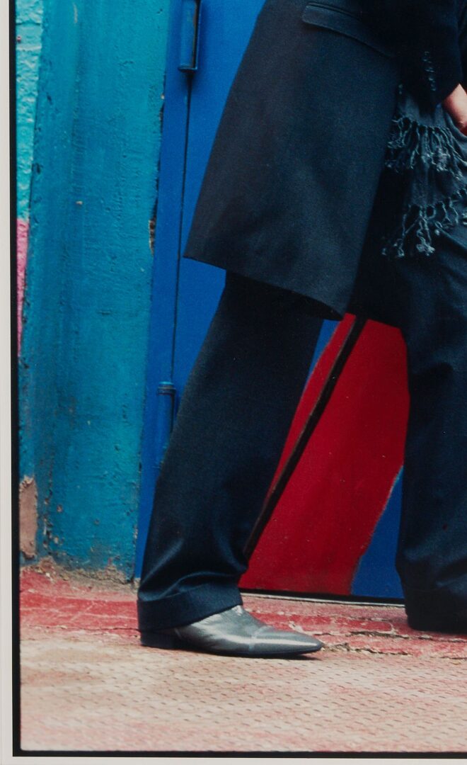 Lot 1085: Sylvia Plachy Photograph, The Blue Door, Adrien Brody
