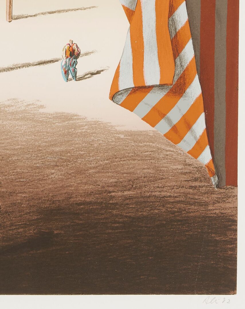 Lot 1086: 3 Ali Cann-Clift Signed Surrealist Circus Serigraphs: Inside Out, Balancing, & Tent Show