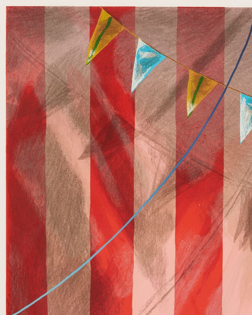 Lot 1087: 3 Ali Cann-Clift Signed Surrealist Circus Serigraphs: Silent Voices, Admit One, & Under Canvas