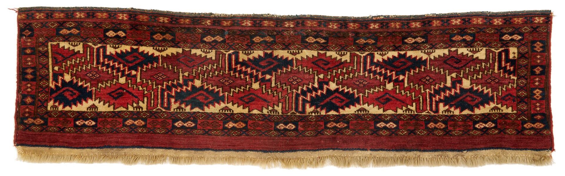 Lot 1091: 3 Antique Turkmen or Afghan Rugs, Tekke, Baluch,  & Yomud