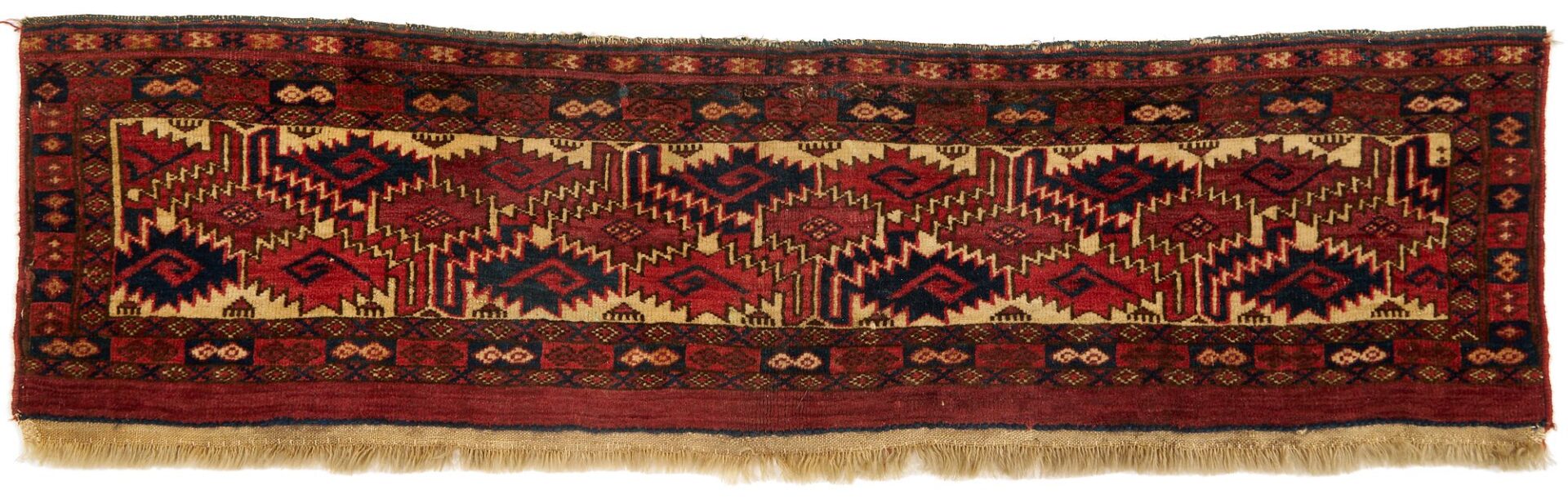 Lot 1091: 3 Antique Turkmen or Afghan Rugs, Tekke, Baluch,  & Yomud