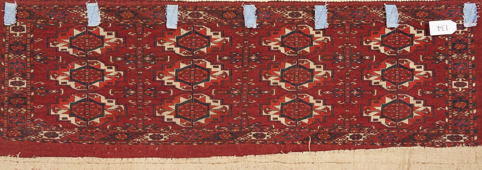 Lot 1091: 3 Antique Turkmen or Afghan Rugs, Tekke, Baluch,  & Yomud