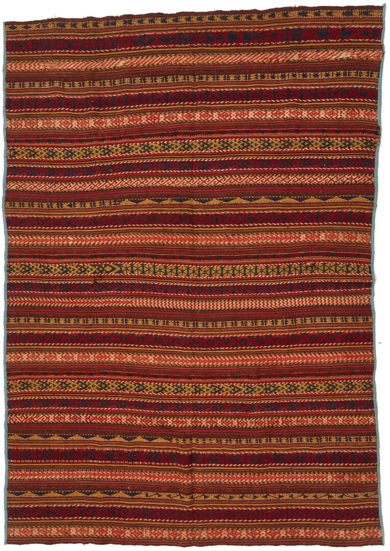 Lot 1095: Antique Turkish Jajim Blanket
