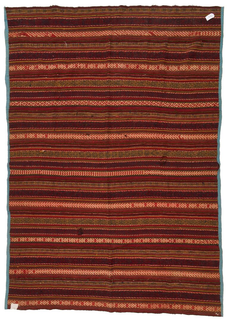 Lot 1095: Antique Turkish Jajim Blanket