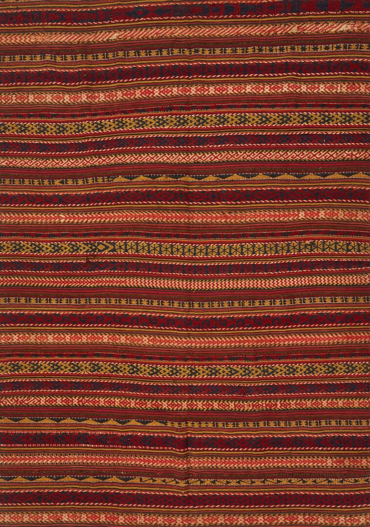 Lot 1095: Antique Turkish Jajim Blanket