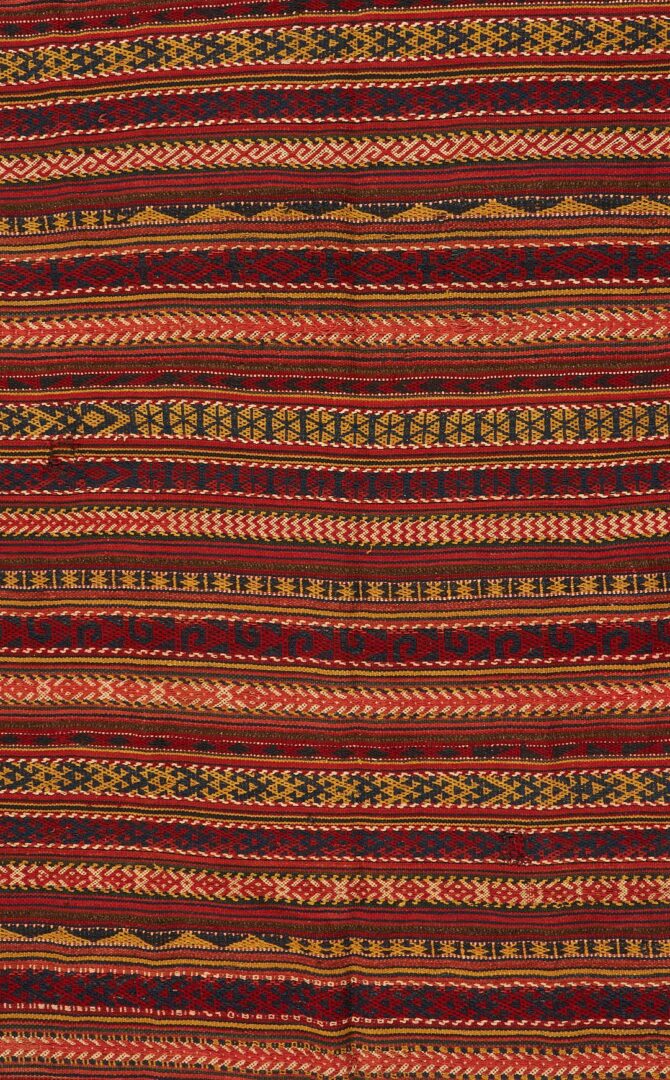 Lot 1095: Antique Turkish Jajim Blanket