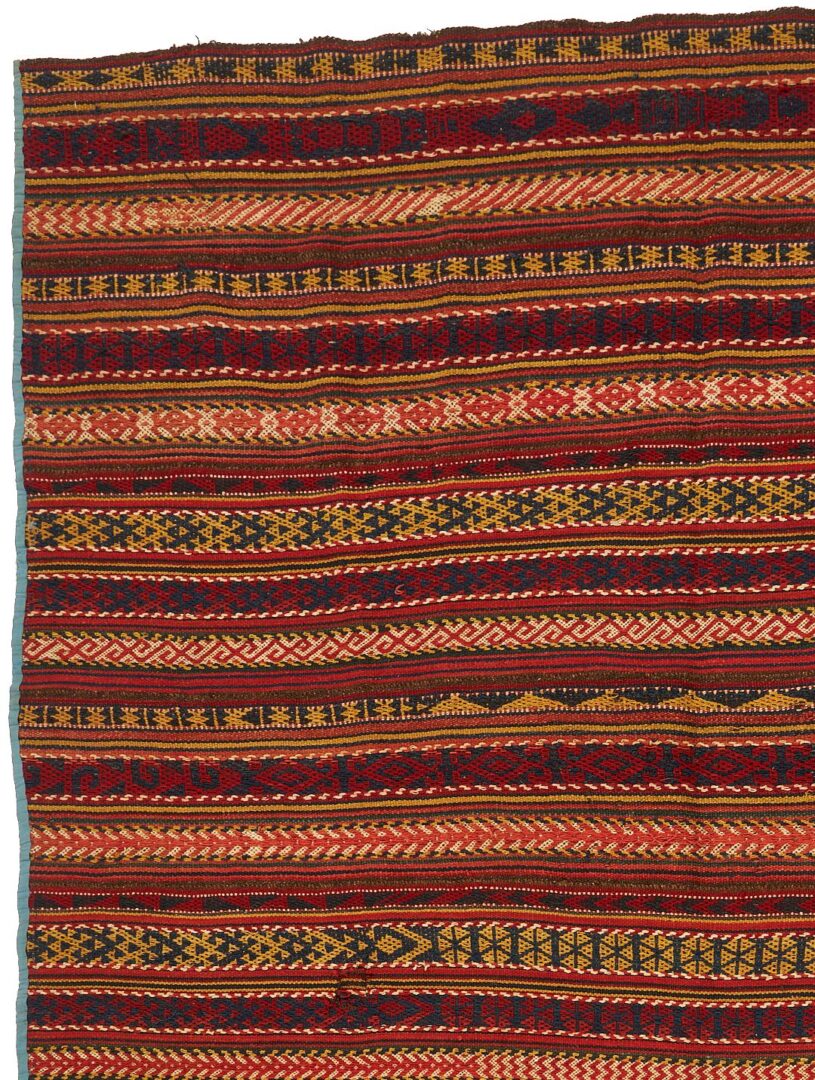 Lot 1095: Antique Turkish Jajim Blanket