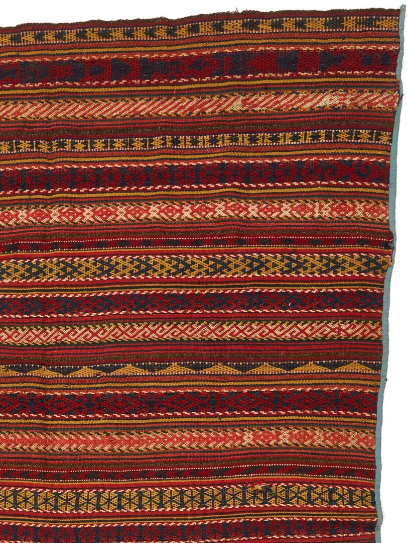 Lot 1095: Antique Turkish Jajim Blanket