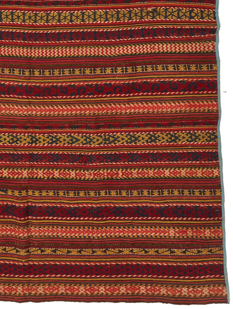 Lot 1095: Antique Turkish Jajim Blanket