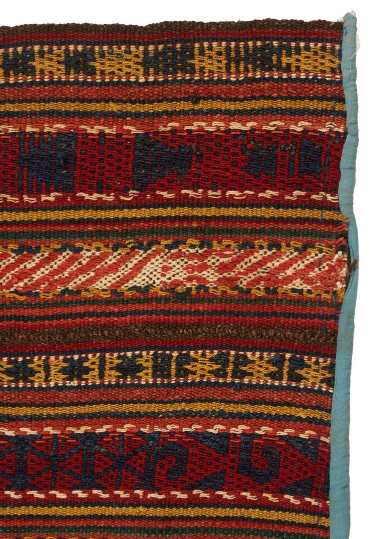 Lot 1095: Antique Turkish Jajim Blanket