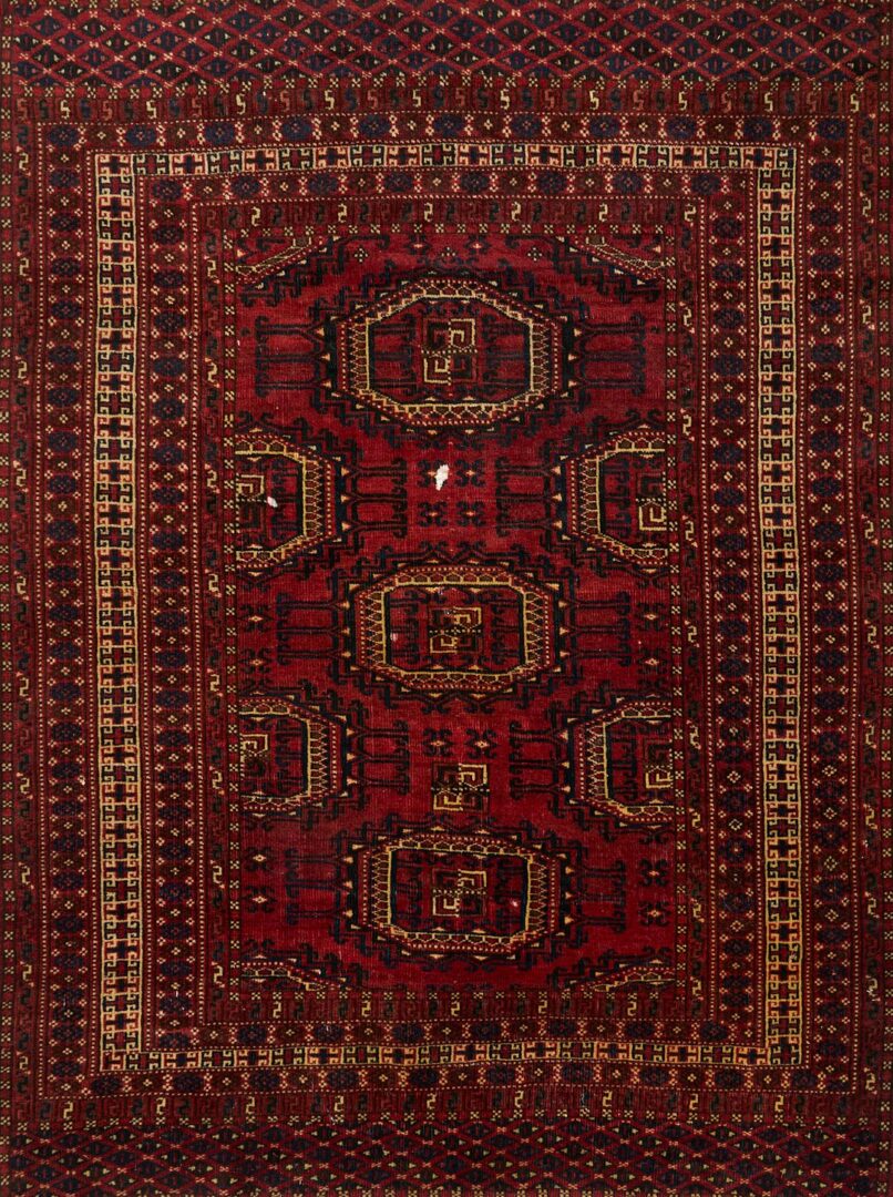 Lot 1096: Antique Turkmen Saryk Rug