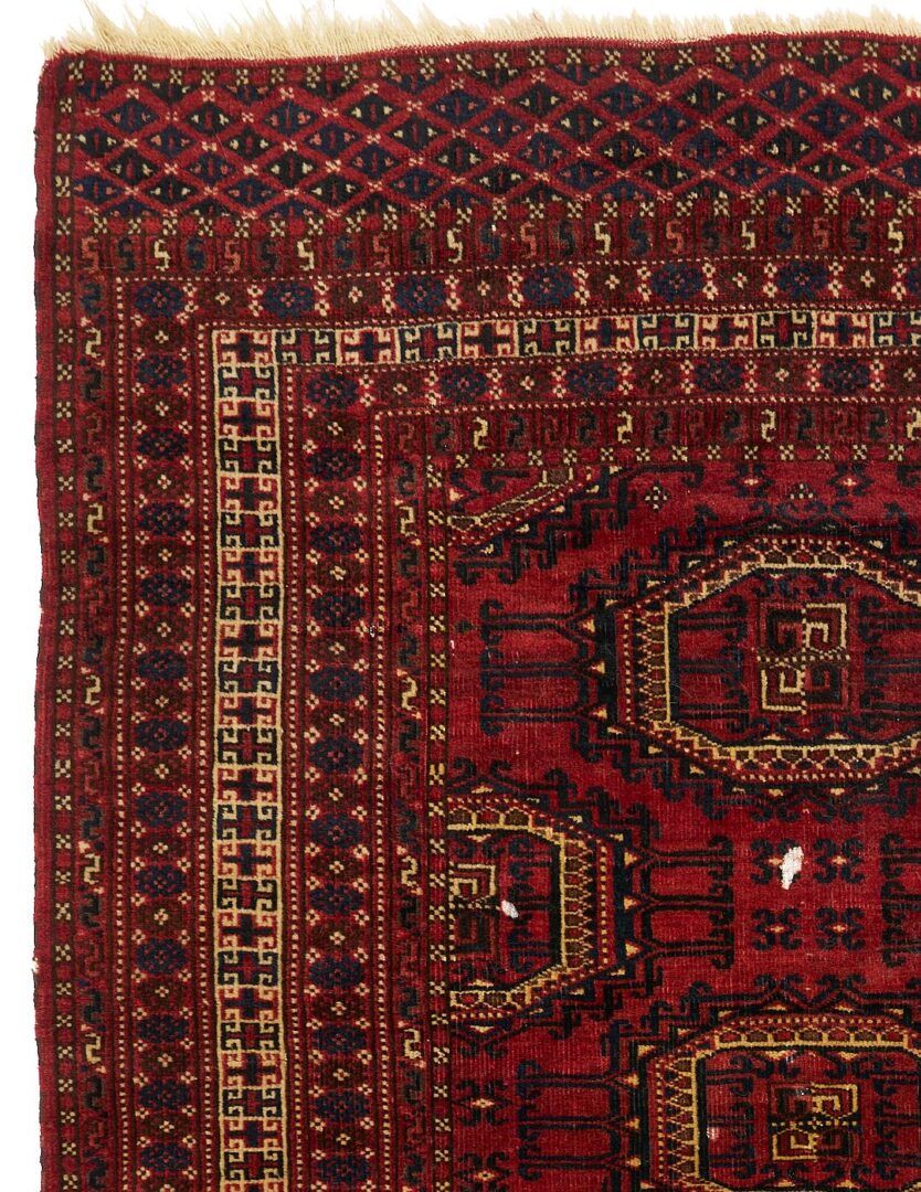 Lot 1096: Antique Turkmen Saryk Rug
