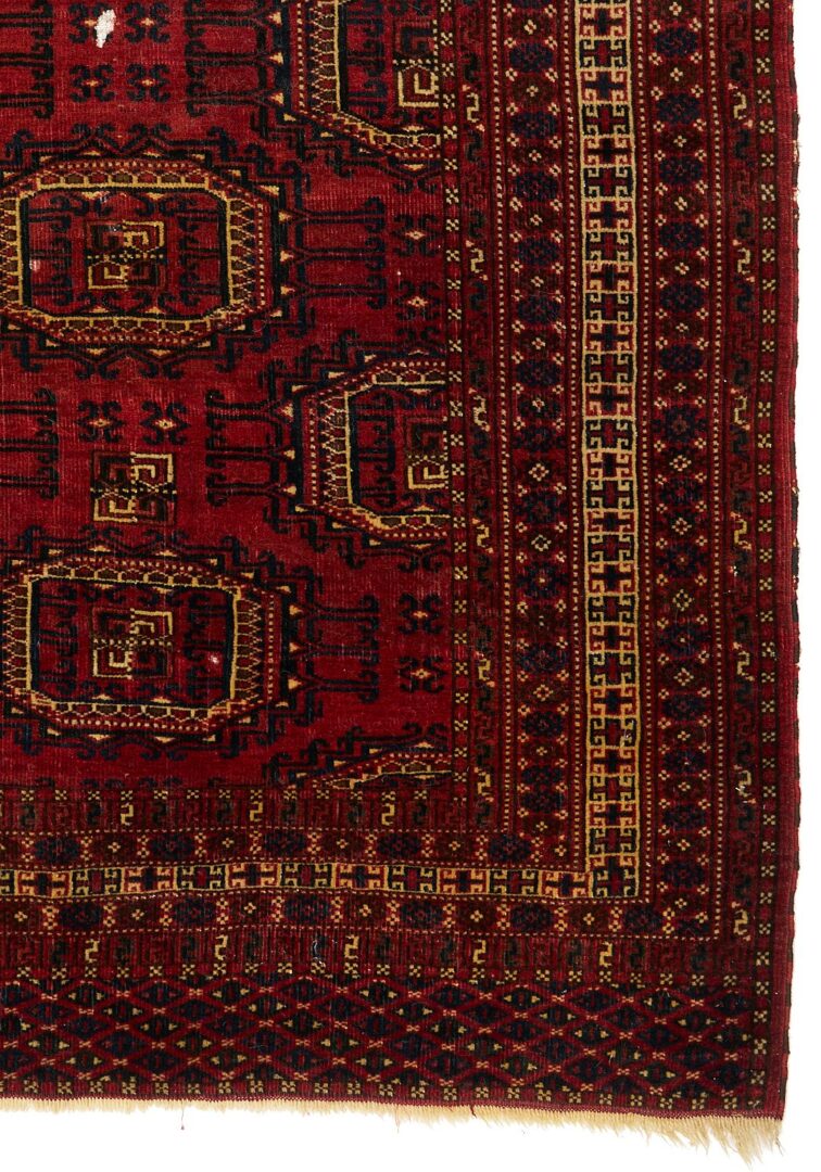 Lot 1096: Antique Turkmen Saryk Rug