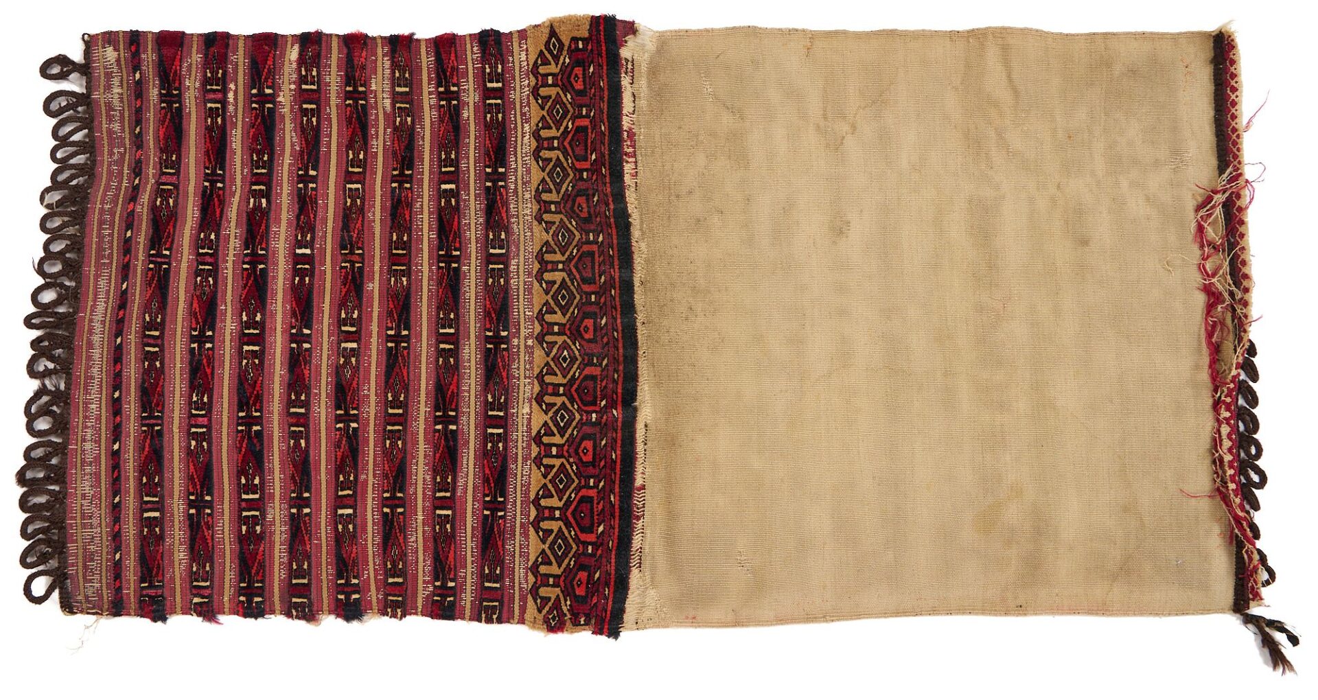Lot 1097: 4 Antique Turkmen Tekke Torba Weavings