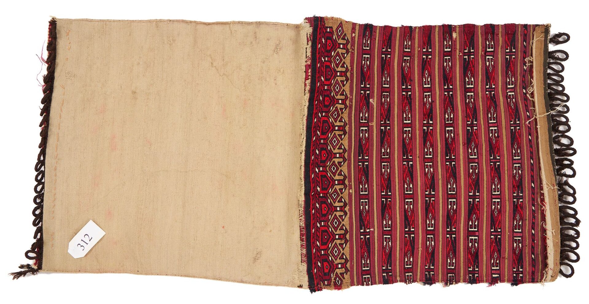 Lot 1097: 4 Antique Turkmen Tekke Torba Weavings