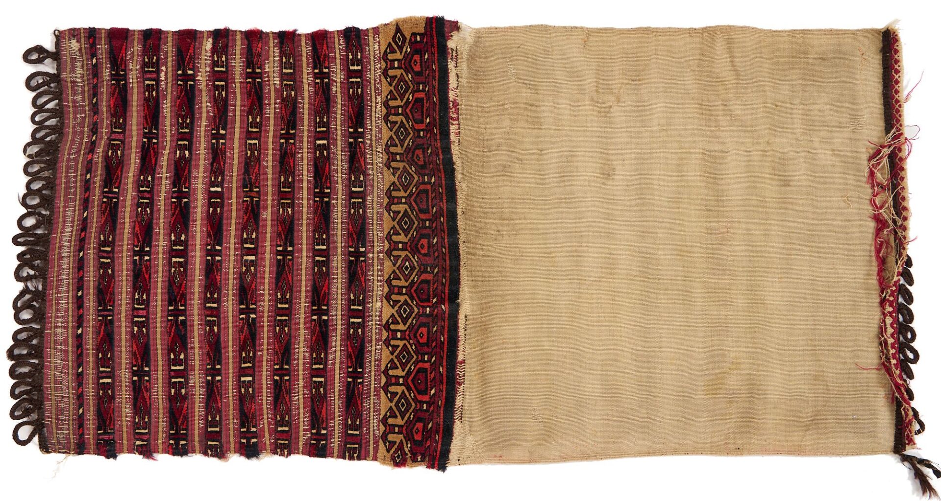 Lot 1097: 4 Antique Turkmen Tekke Torba Weavings