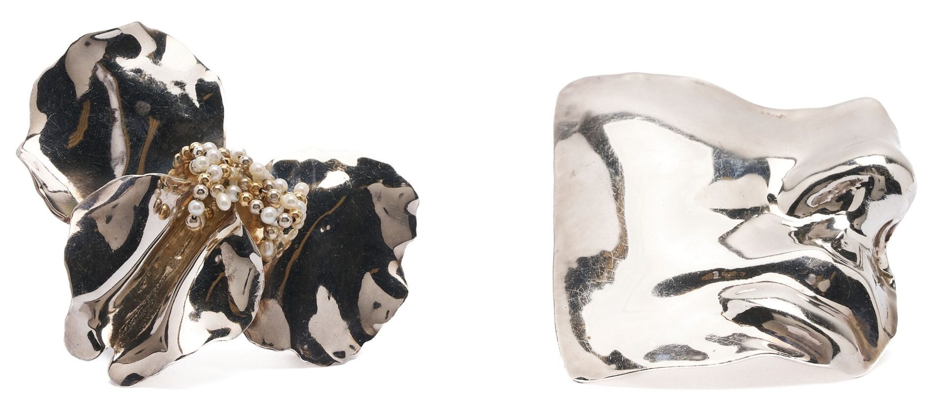 Lot 1103: 14K Onyx Ring plus 5 Sterling Items incl. Tiffany