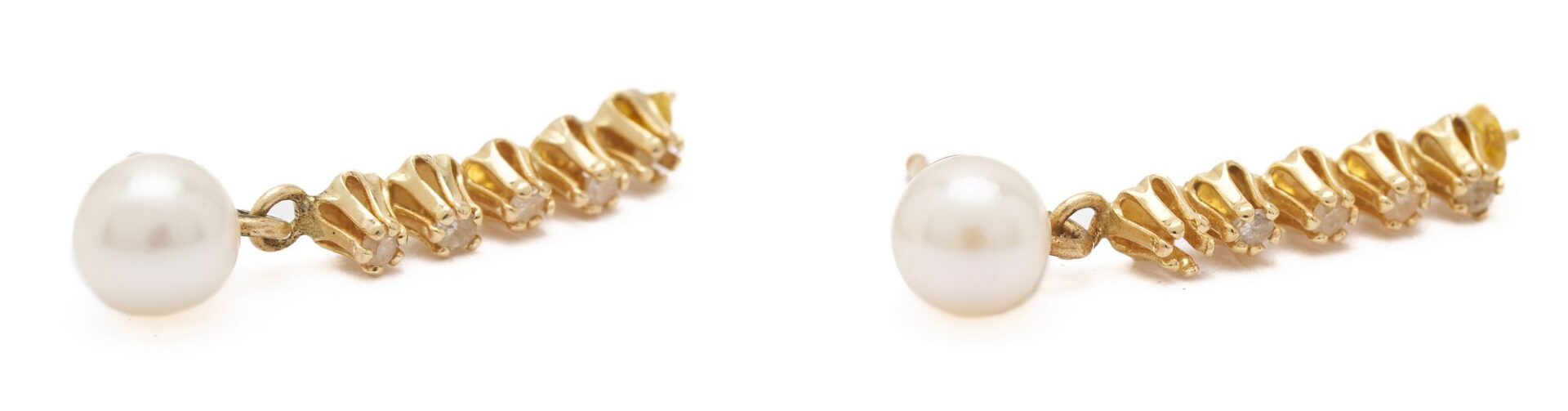 Lot 1110: Tiffany & Co. Sparkle Sterling Citrine Earrings & Necklace Set and 2 Pairs of Gold & Gemstone Dangle Earrings