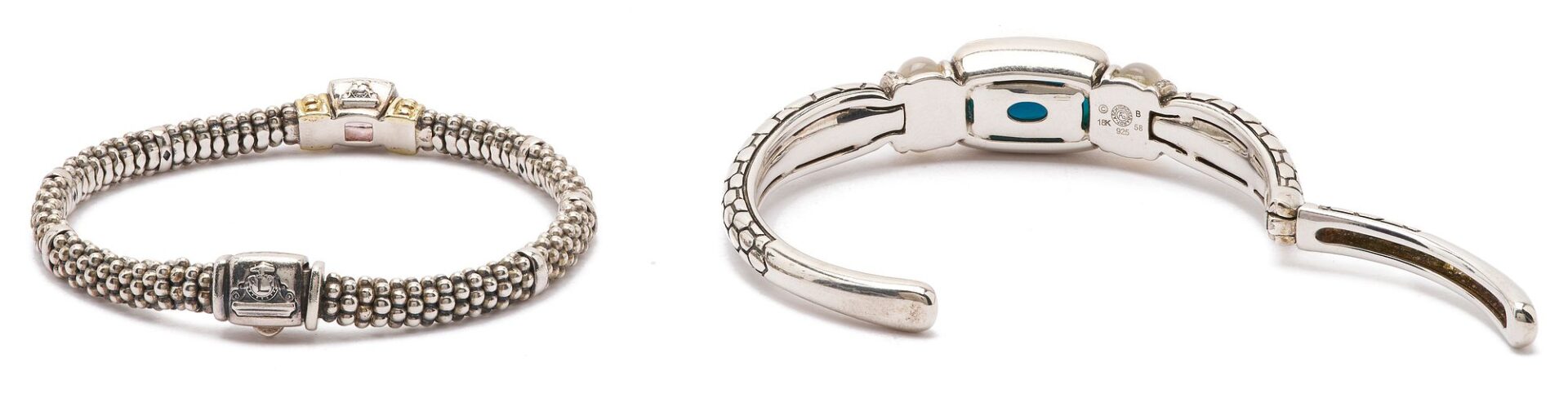 Lot 1111: 2 Designer Bracelets, Asch Grossbardt & Lagos