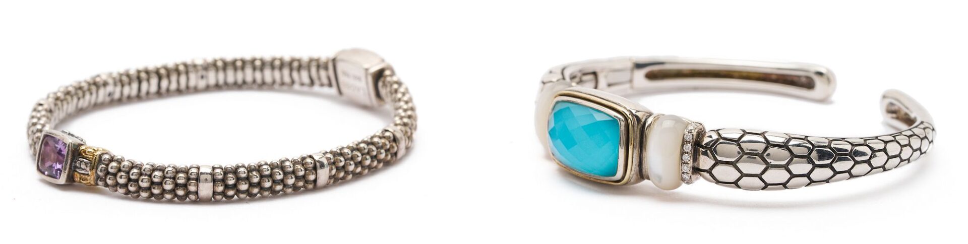 Lot 1111: 2 Designer Bracelets, Asch Grossbardt & Lagos