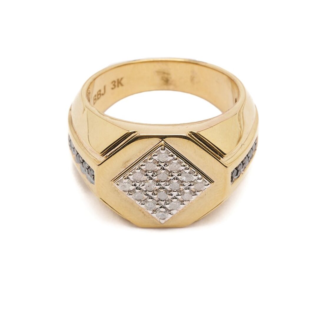 Lot 1137: Five Silver, Gold, Gemstone, and Diamond Jewelry Pieces