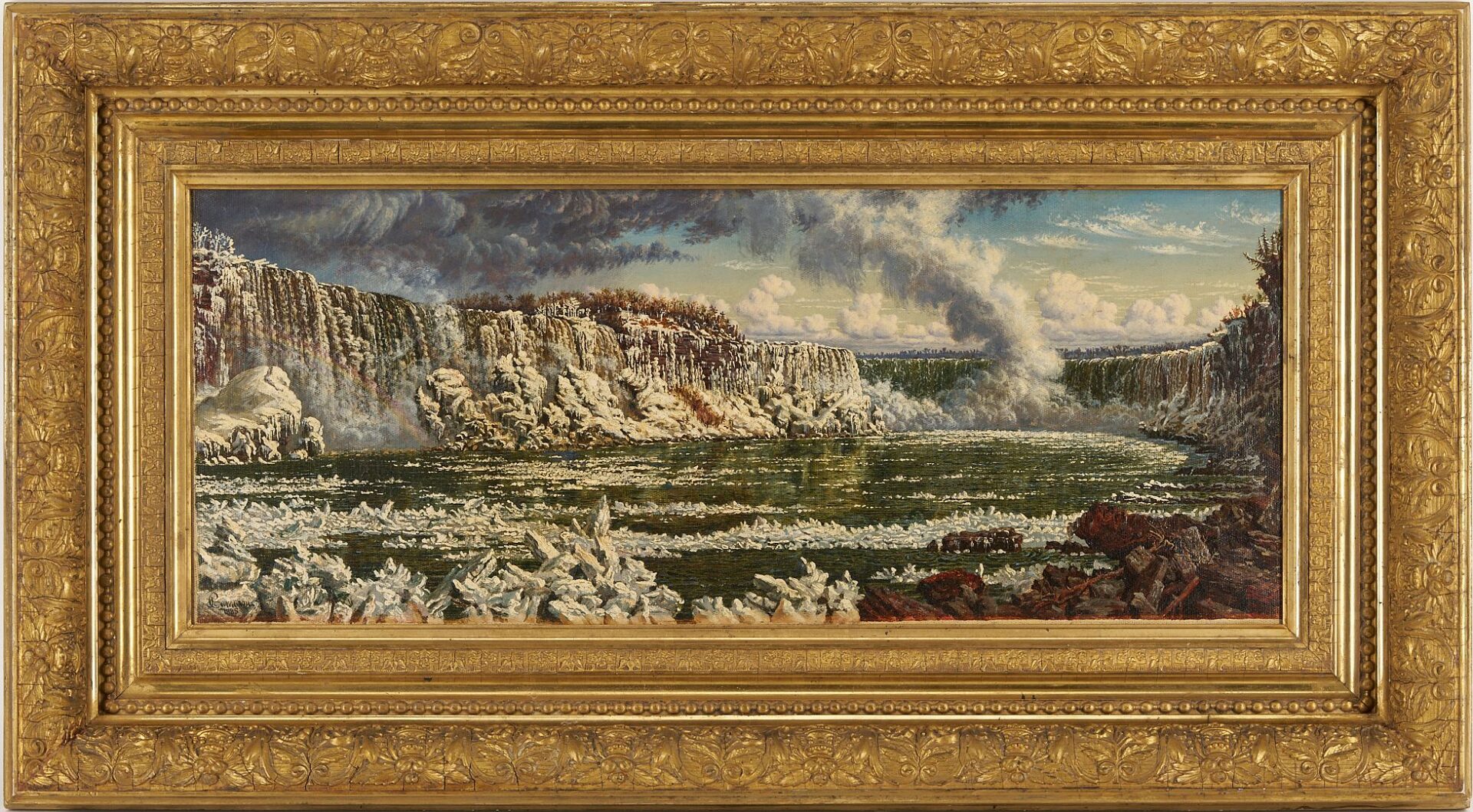 Lot 113: Peter Cameron O/C Landscape Painting, Niagara Falls