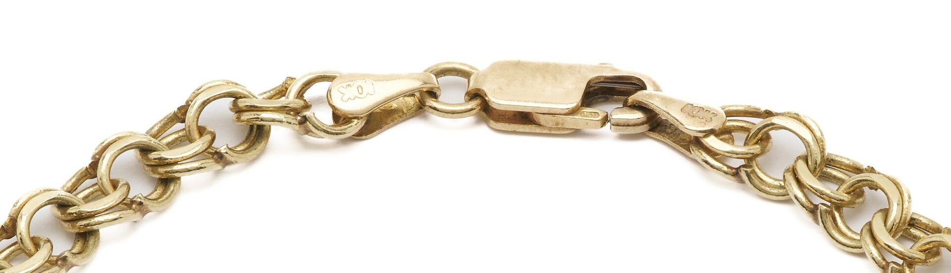 Lot 1140: Ladies’ 10K Gold Charm Bracelet