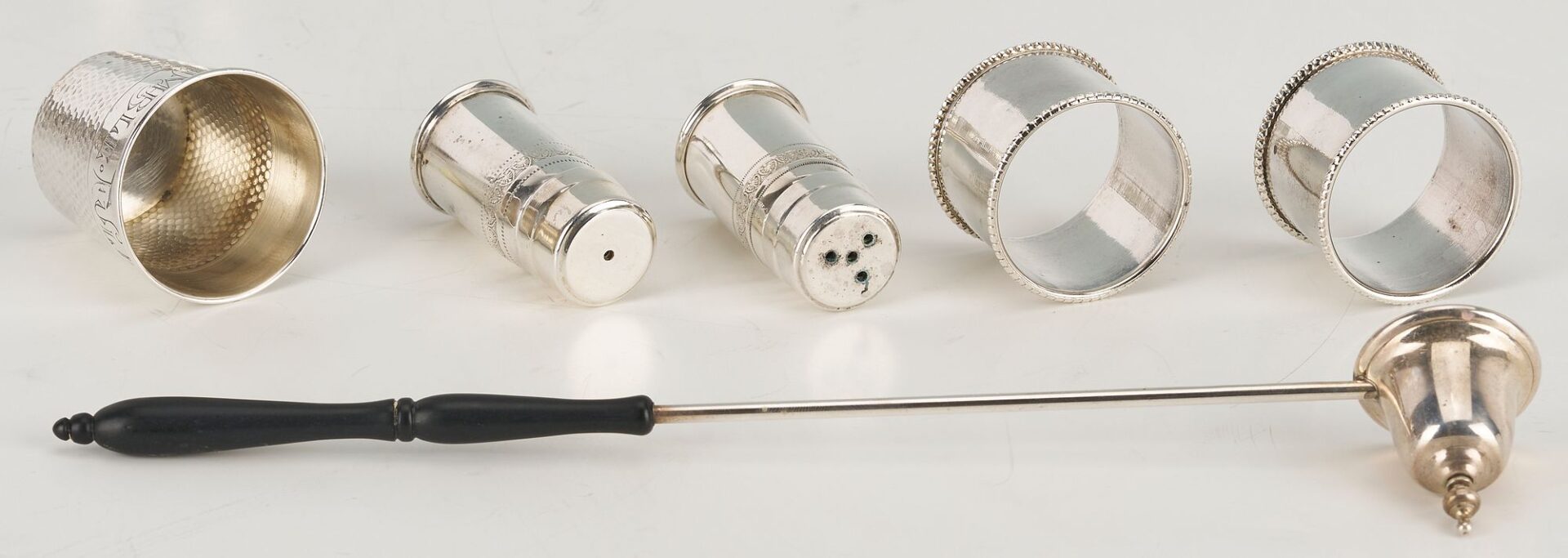 Lot 1142: 16 pcs Silver Including Sterling Liquor Cups