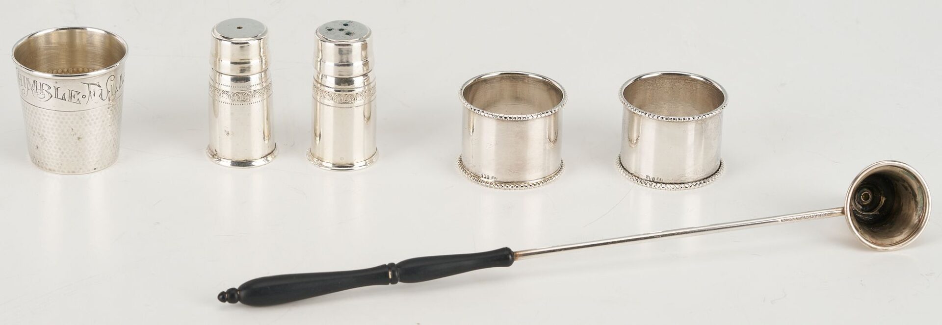 Lot 1142: 16 pcs Silver Including Sterling Liquor Cups