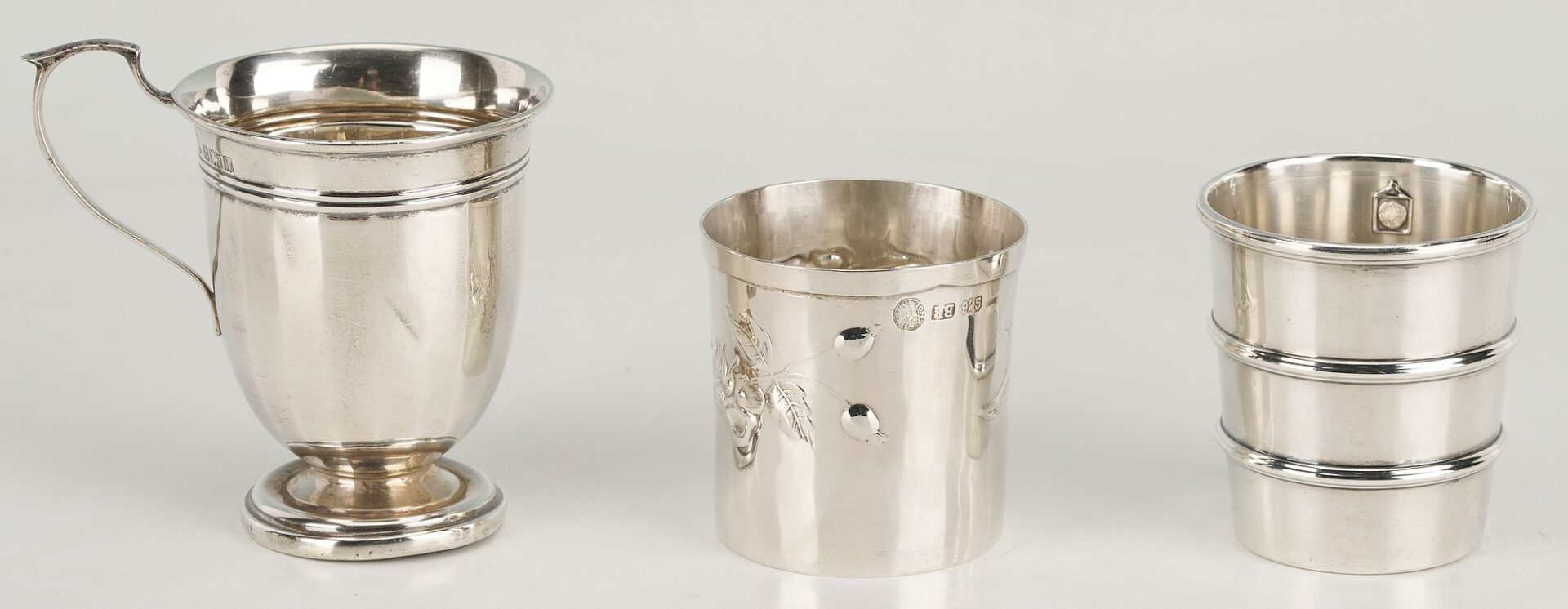 Lot 1142: 16 pcs Silver Including Sterling Liquor Cups