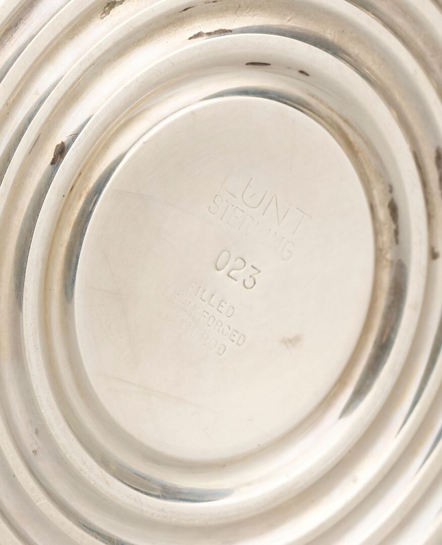 Lot 1143: 6 Sterling Silver Items: 2 Bowls and 4 Vases