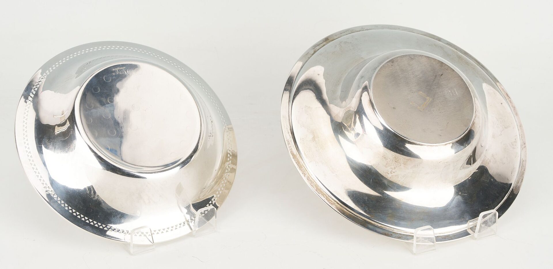 Lot 1143: 6 Sterling Silver Items: 2 Bowls and 4 Vases