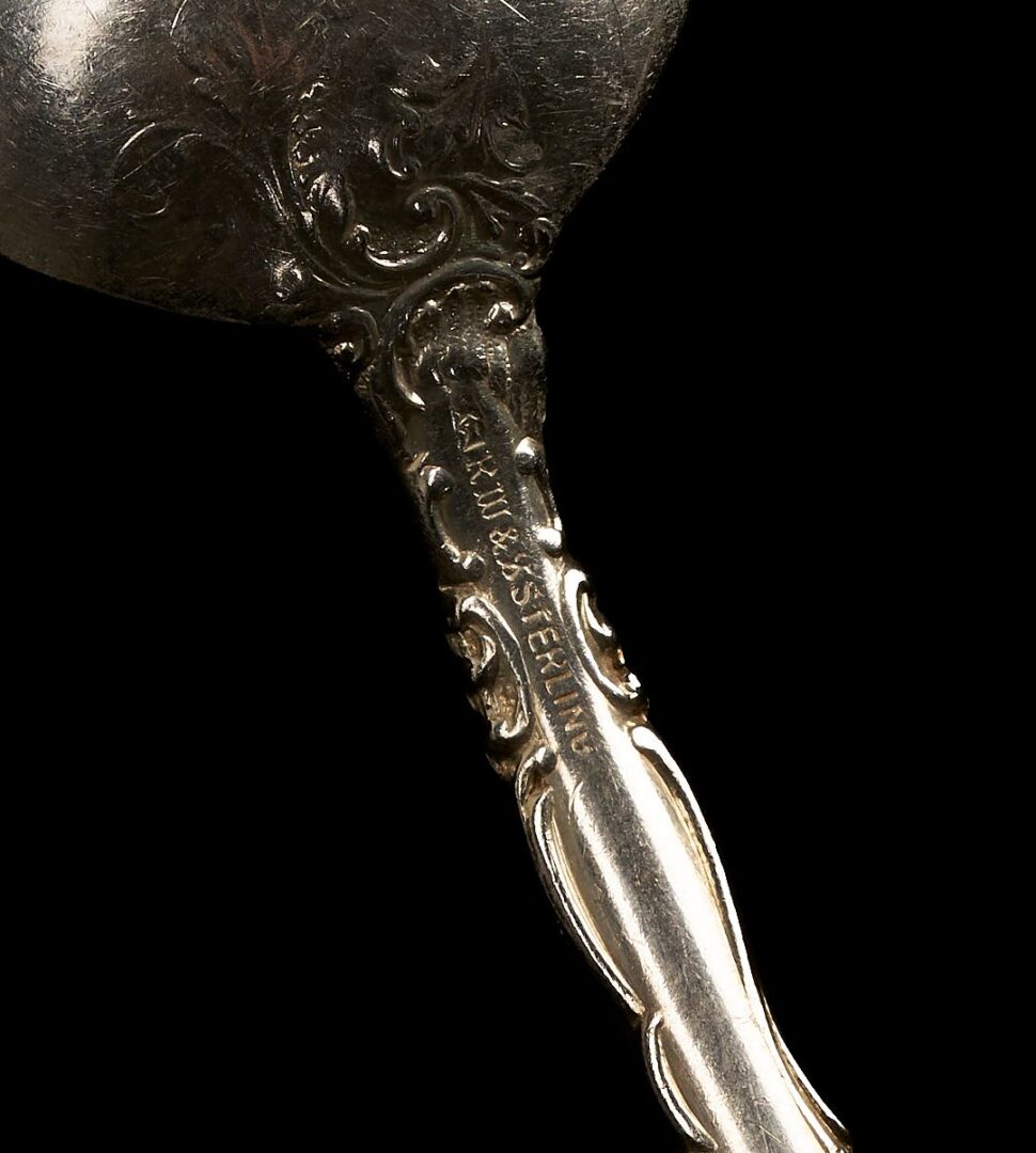 Lot 1145: 21 Assorted Sterling Silver Spoons