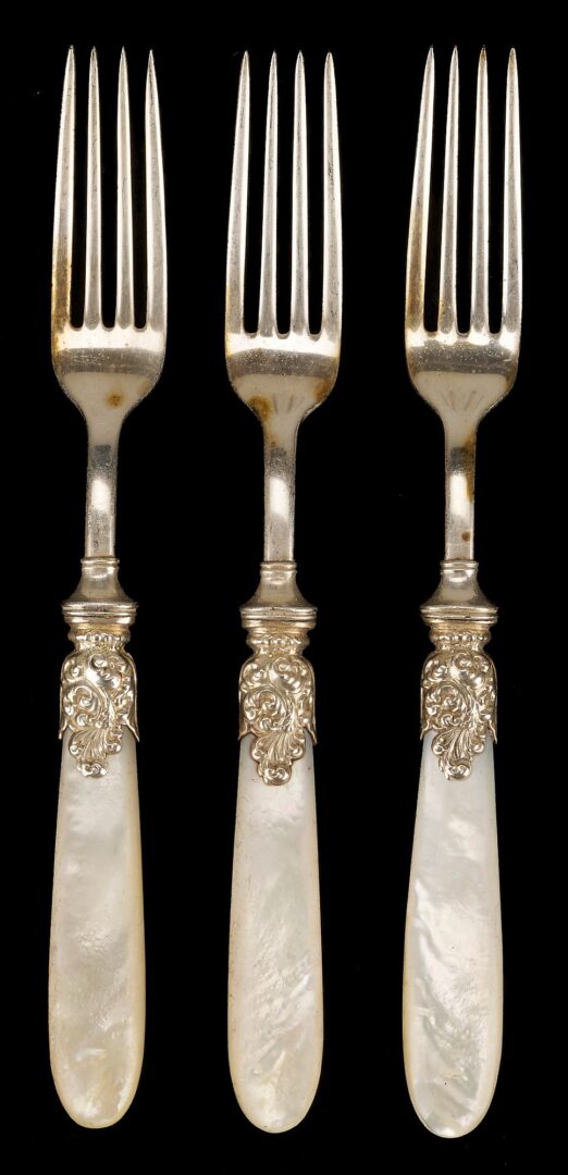 Lot 1148: 6 Tiffany Silver Flatware Pcs. & 9 Others