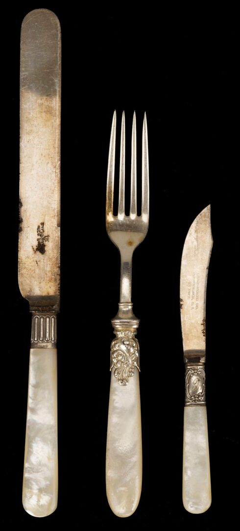 Lot 1148: 6 Tiffany Silver Flatware Pcs. & 9 Others
