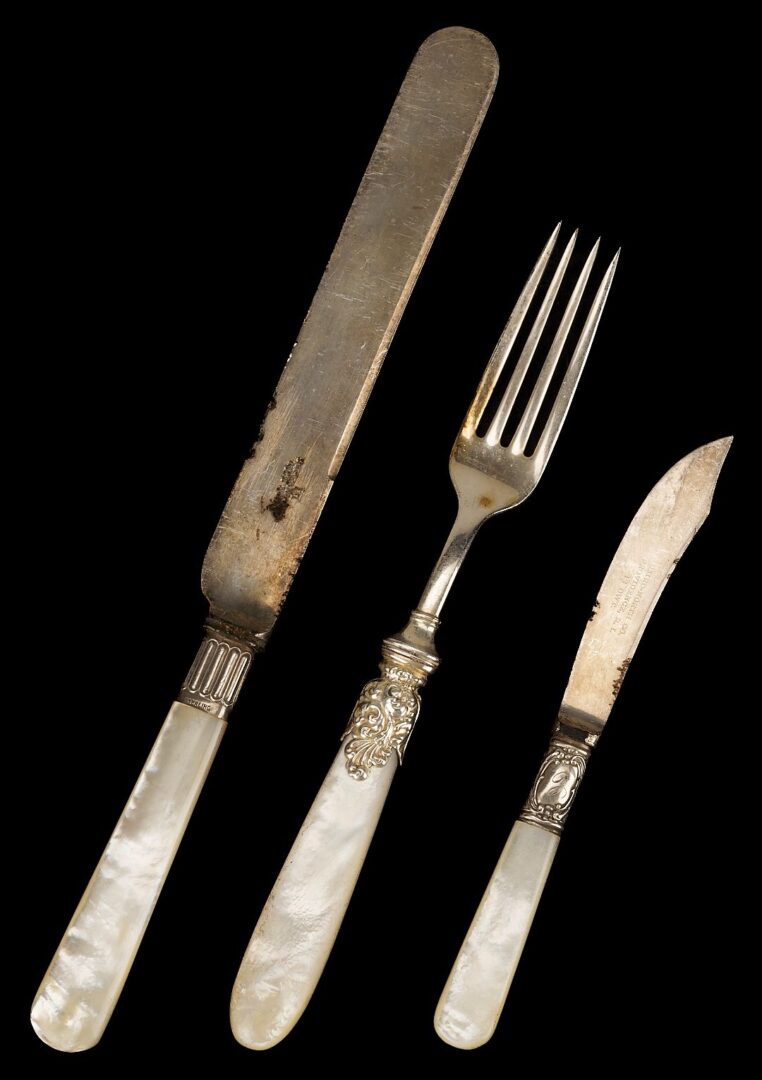 Lot 1148: 6 Tiffany Silver Flatware Pcs. & 9 Others