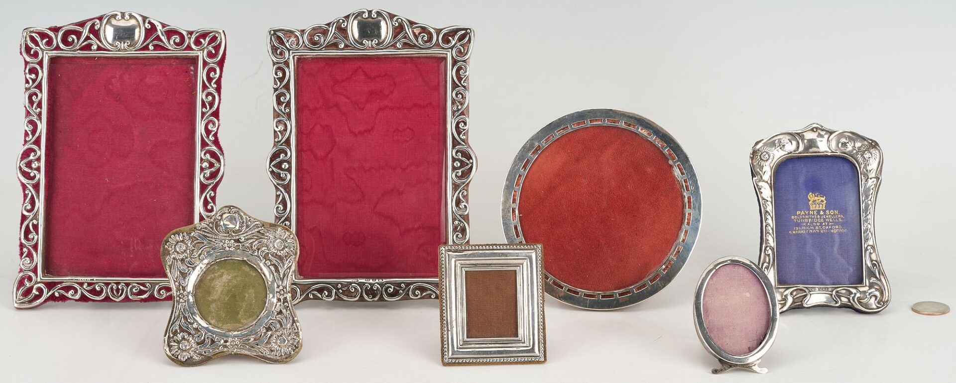 Lot 1150: 7 Sterling Silver Picture Frames