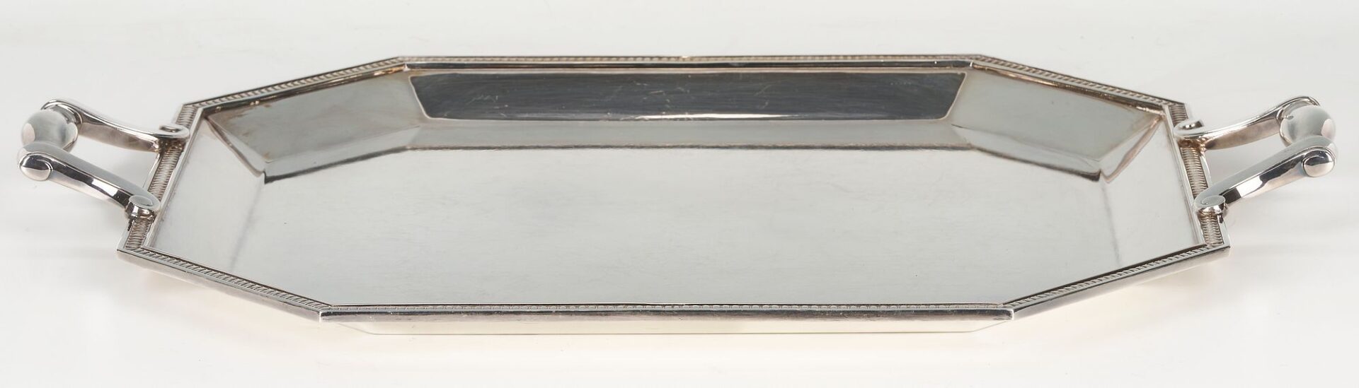 Lot 1153: Christofle Silverplate 4 Piece Tea Service w/ Matching Tray