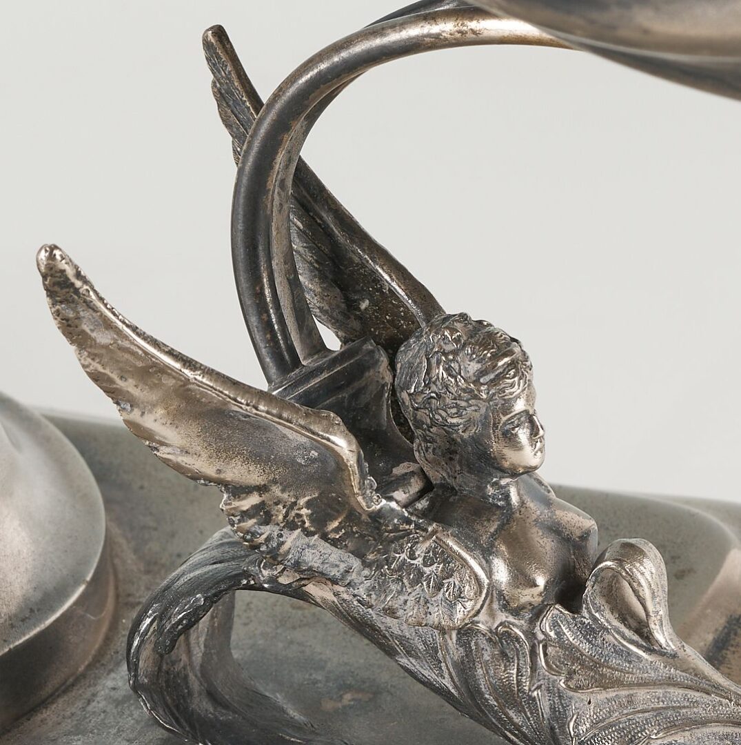 Lot 1155: Victorian Figural Silverplate Epergne