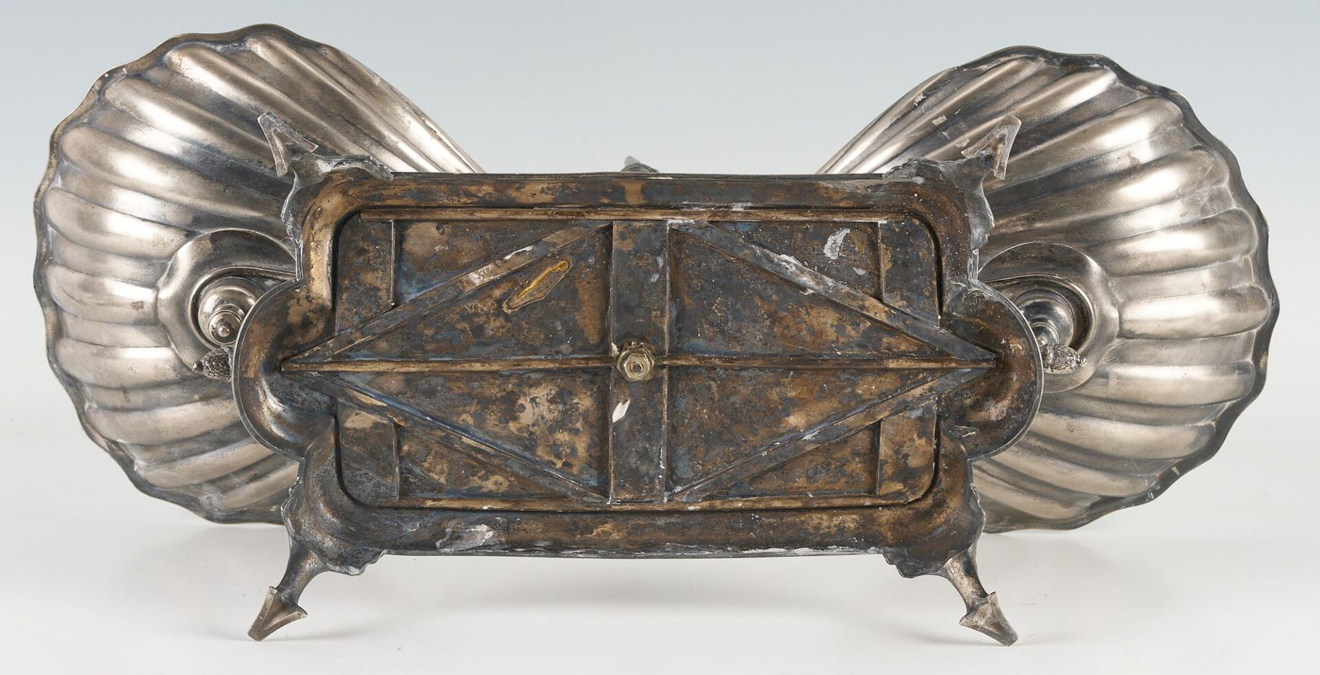 Lot 1155: Victorian Figural Silverplate Epergne