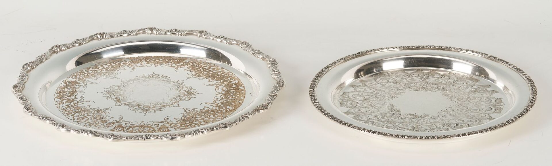 Lot 1156: Silverplated Hot Water Urn, Warmer, Chafing Dish, 2 Round Trays