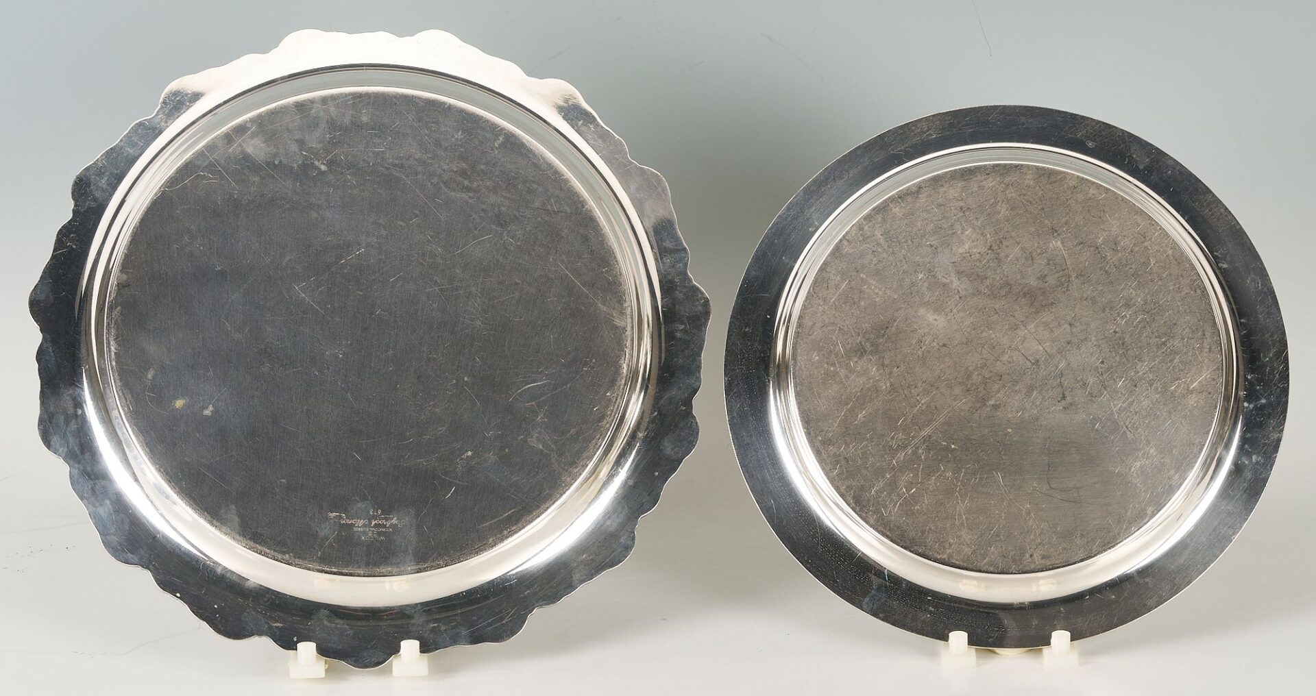 Lot 1156: Silverplated Hot Water Urn, Warmer, Chafing Dish, 2 Round Trays