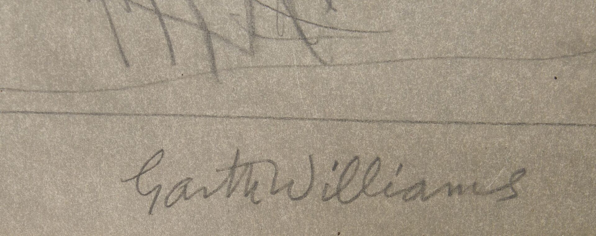 Lot 1162: 4 Garth Williams Drawings, Figures & Self Portraits