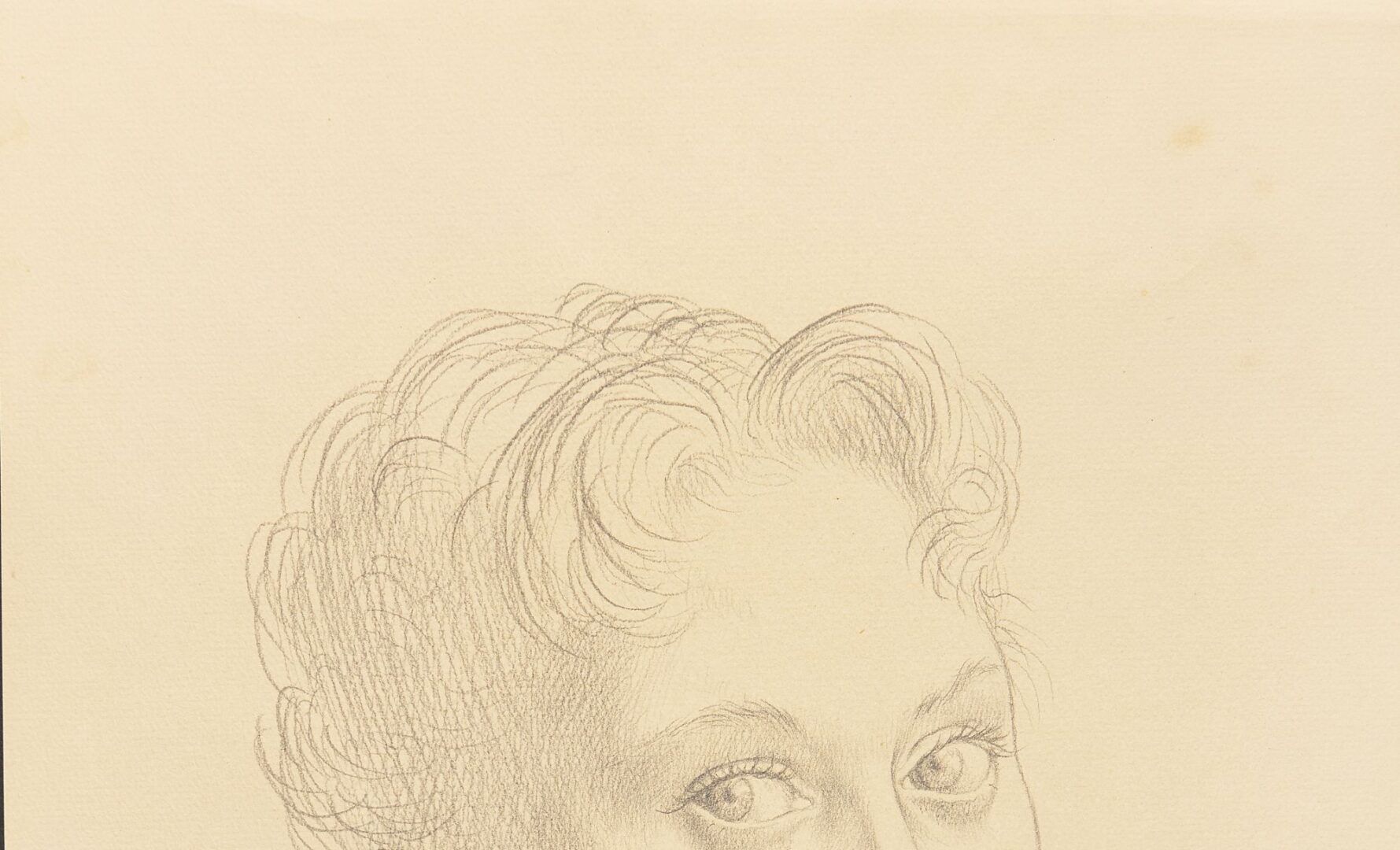 Lot 1162: 4 Garth Williams Drawings, Figures & Self Portraits