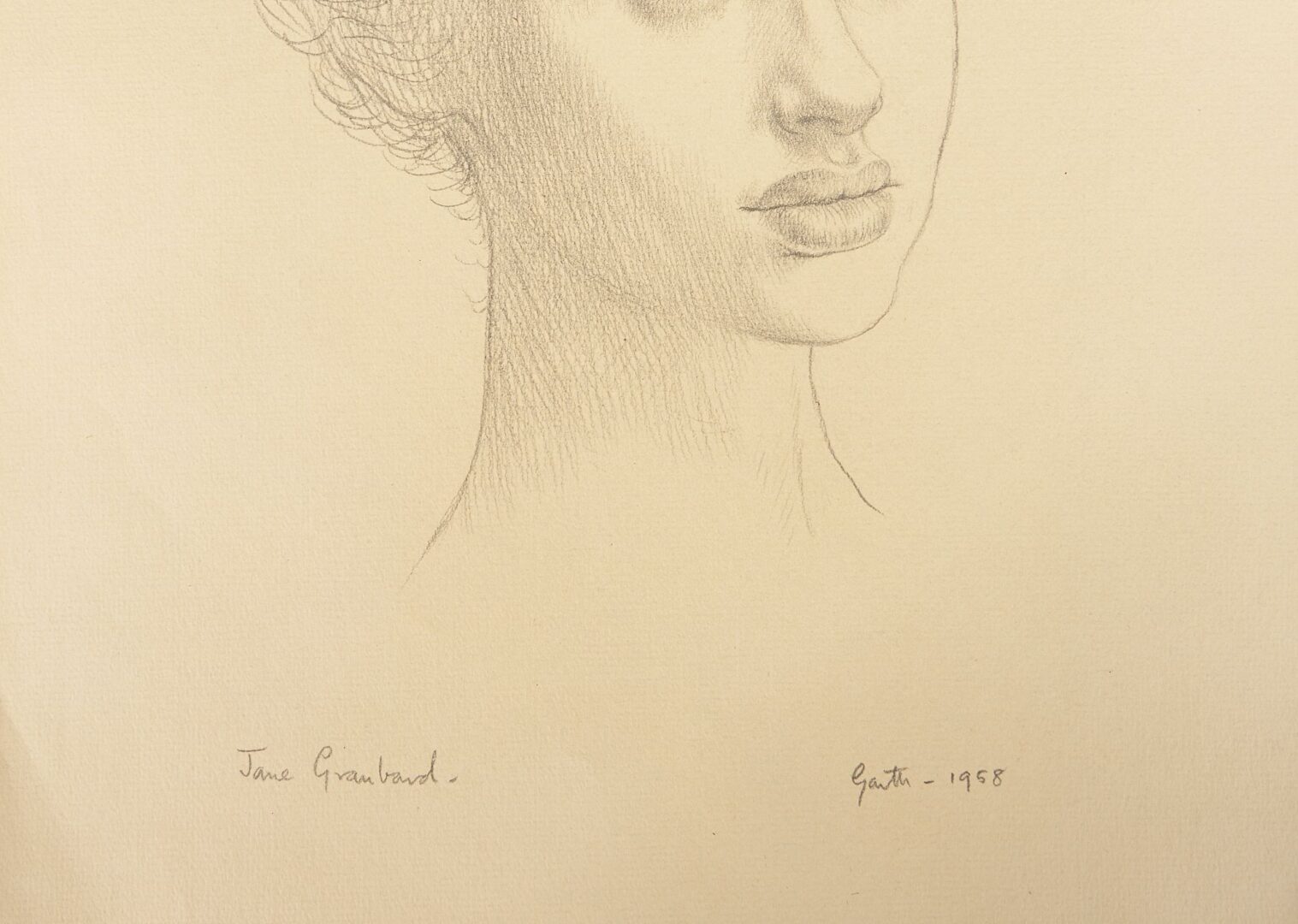 Lot 1162: 4 Garth Williams Drawings, Figures & Self Portraits