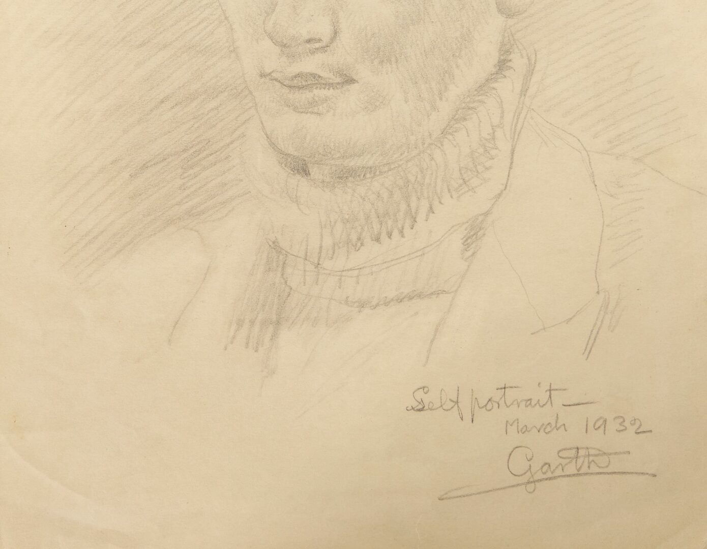Lot 1162: 4 Garth Williams Drawings, Figures & Self Portraits