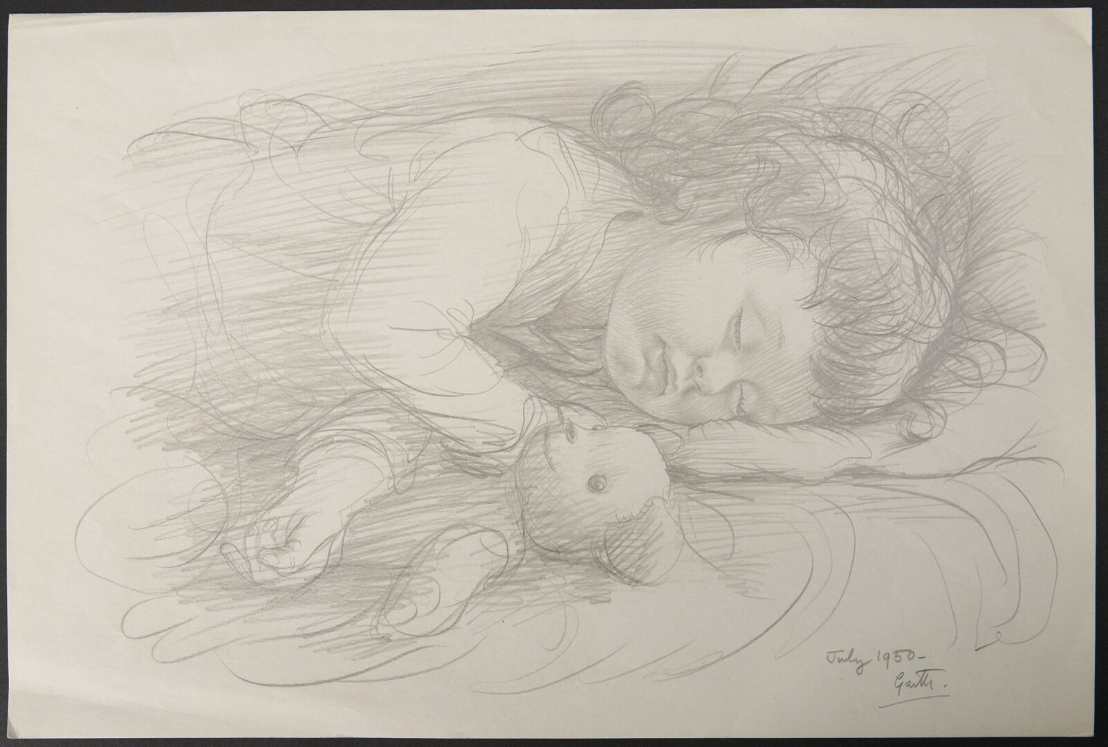 Lot 1162: 4 Garth Williams Drawings, Figures & Self Portraits