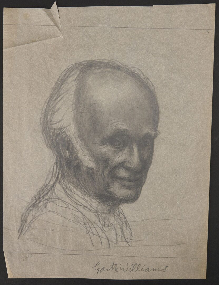 Lot 1162: 4 Garth Williams Drawings, Figures & Self Portraits